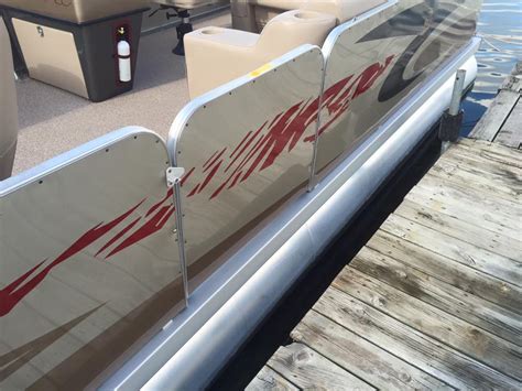 pontoon boat sheet metal|pontoon fence paneling.